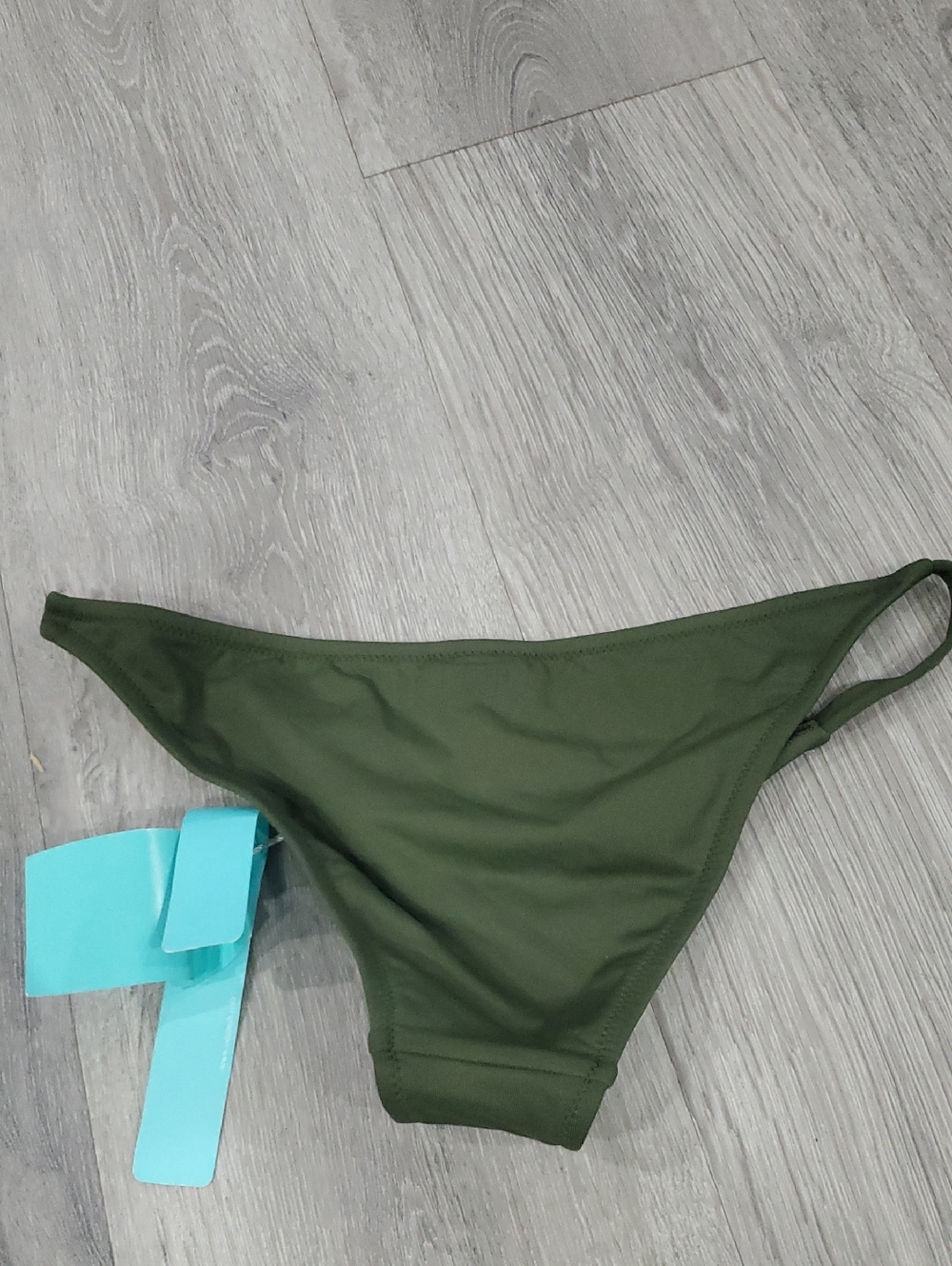 Melissa Odabash Mexico Bottom Size 40 USA 4 Khaki Olive - Picture 5 of 9